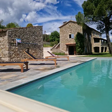 Mas De Rofa Piscine Et Grand Jardin Au Pieds Des Cévennes Appartement